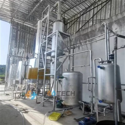 1-5 ton/denný odpadový olej na naftu Mchine (naftový olej Euro 5) malý destilačný systém